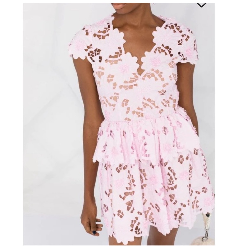 Self portrait peony lace mini dress new with tags US size 8